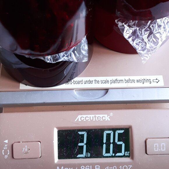 Windsor Royal Ruby by Anchor Hocking 7- 10 Oz Flat Tumblers Holiday Christmas - Picture 5 of 5